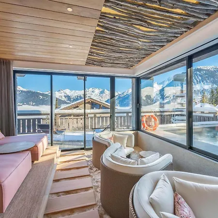Chalet Luxueux A Avec Piscine, Cinema, Salle De Sport Et Service Complet - Fr-1-562-71 *